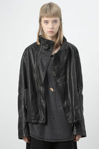 Unknown World FW19 Three Dimensional Leather Jacket