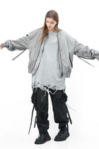 Unknown World MA1 Straps Bomber Jacket
