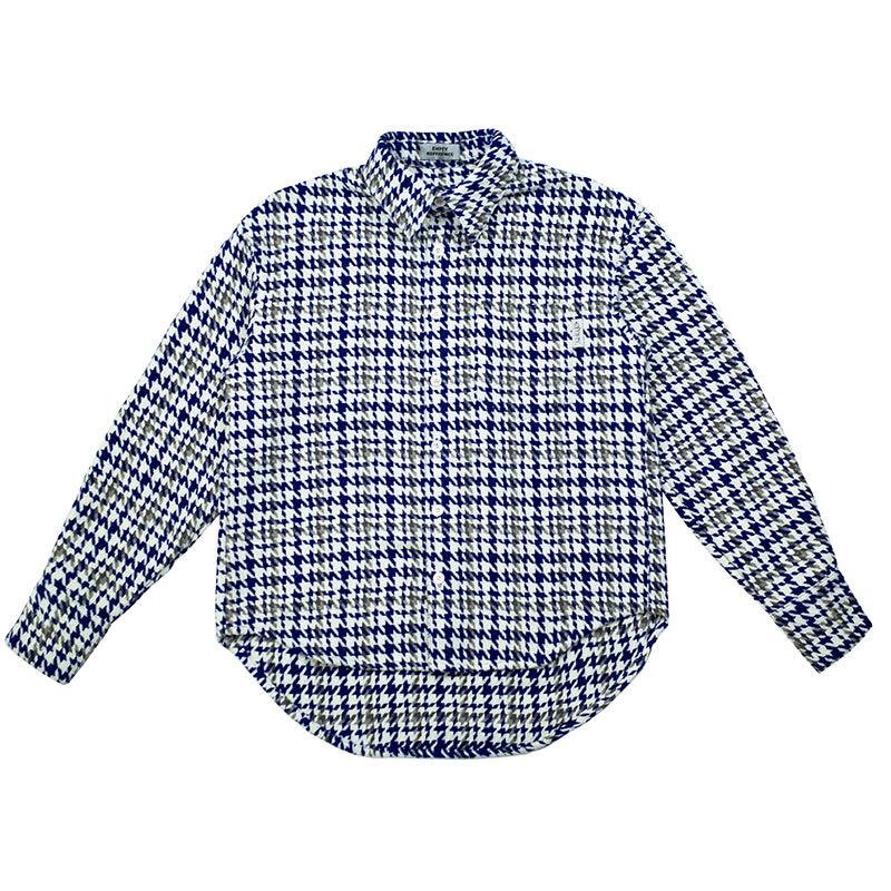 Empty Reference Houndstooth Wool Heavy L/S Shirt