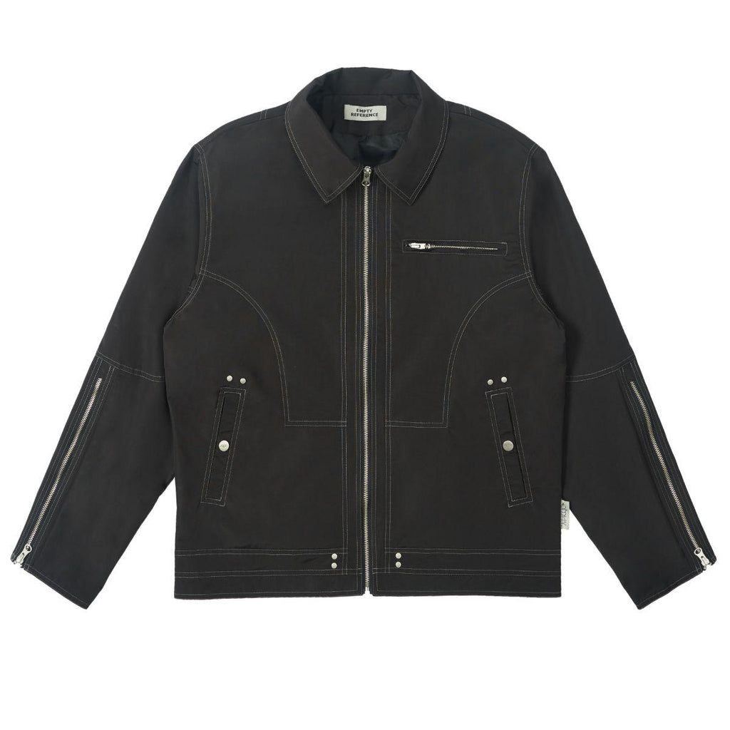 Empty Reference Structure Zipper Jacket