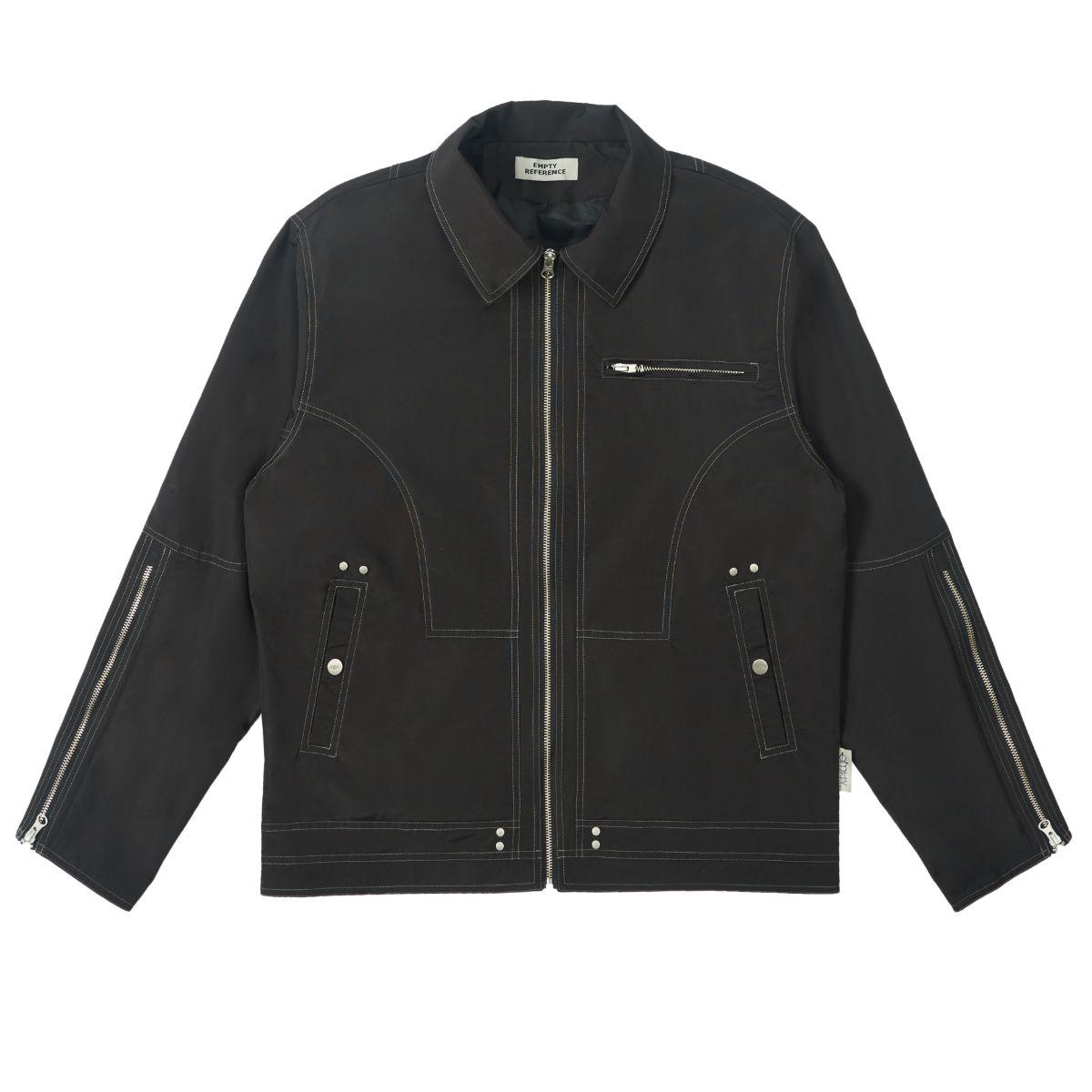 Empty Reference Structure Zipper Jacket