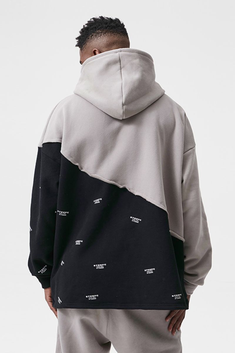 STEEPC Logo Removable Collar Hoodie