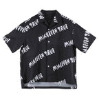 Mix7 Logo Printed Cuban S/S Shirt