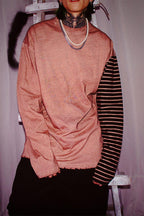 CZ Striped Old Washed L/S Tee