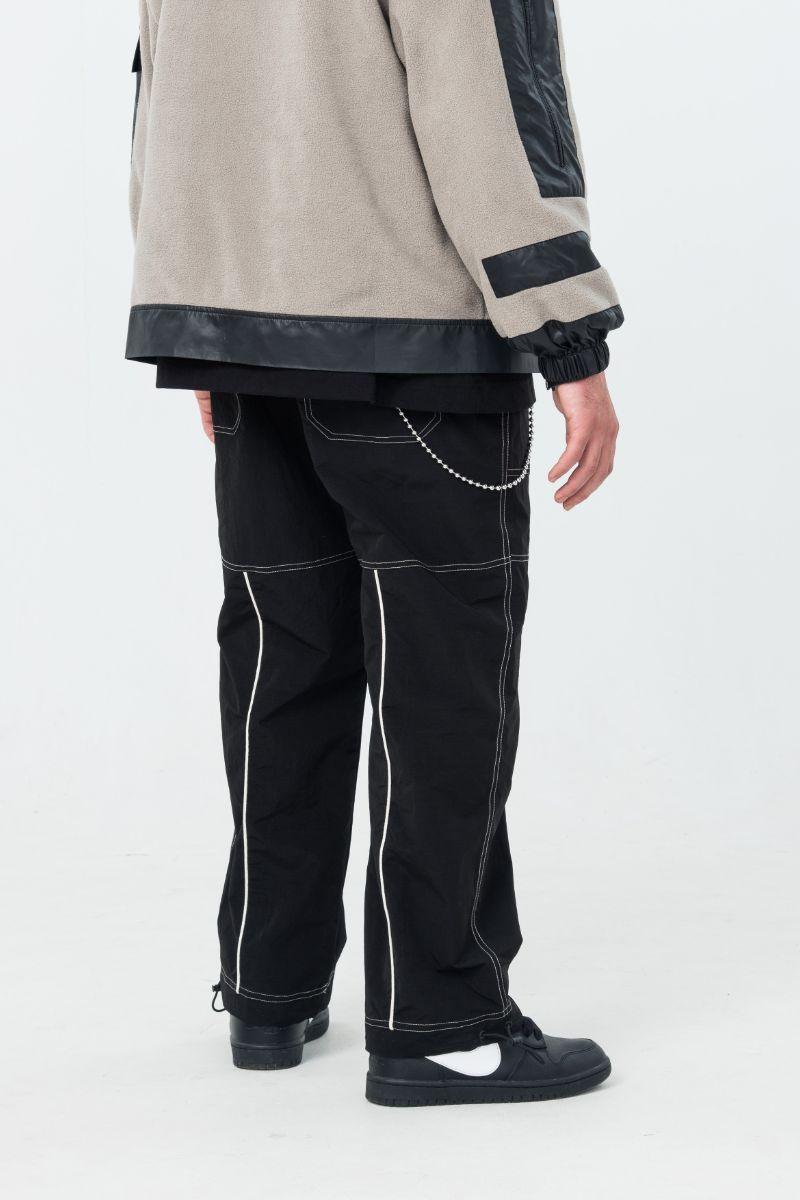 Empty Reference Nylon Straight Pants
