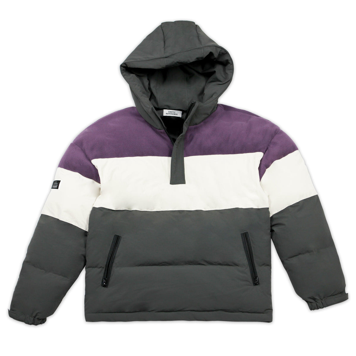 Empty Reference Colorblock Down Jacket