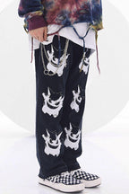 CZ Poke Printed Jeans