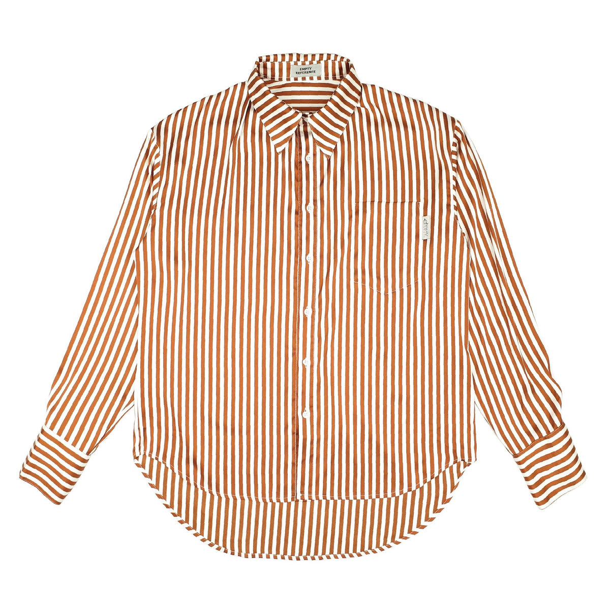 Empty Reference Brown Striped L/S Shirt