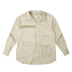 Empty Reference Plaid Khaki L/S Cuban Shirt