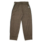Empty Reference Coffee Plaid Suit Trousers