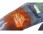 CZ Flame Painted Retro Jeans