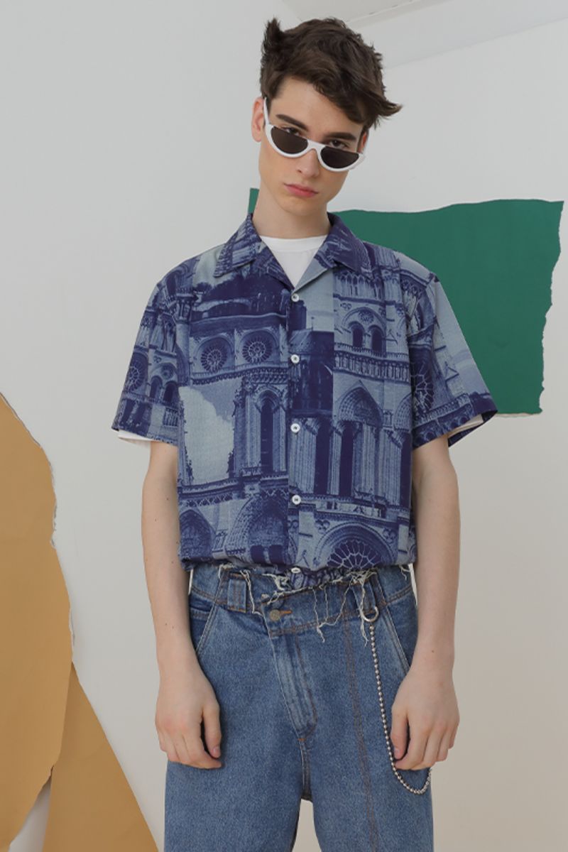 Mix7 Notre Dame Cuban S/S Shirt