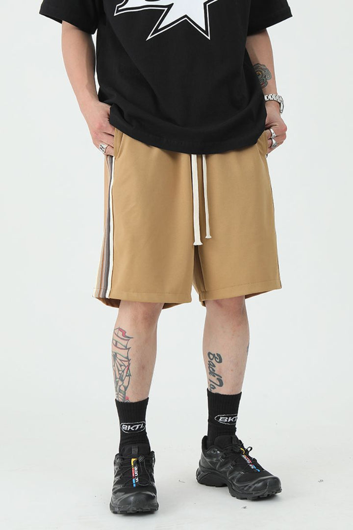 Contrast Stitched Shorts