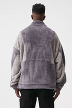 STEEPC Logo Sherpa Sweatshirt Jacket
