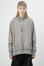 Unknown World Oversized Zipper Sweater