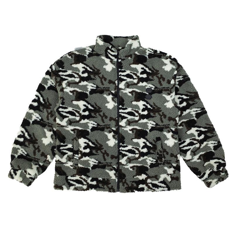 Empty Reference Camouflage Sherpa Jacket