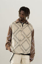 Empty Reference Beige Flowers L/S Shirt