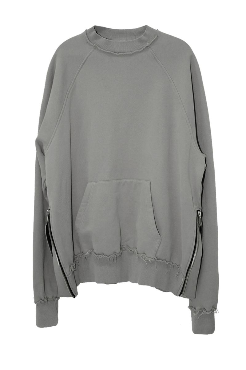Unknown World Oversized Zipper Sweater