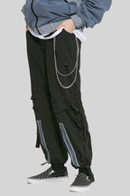Observer Lab Straps Zipper Nylon Pants