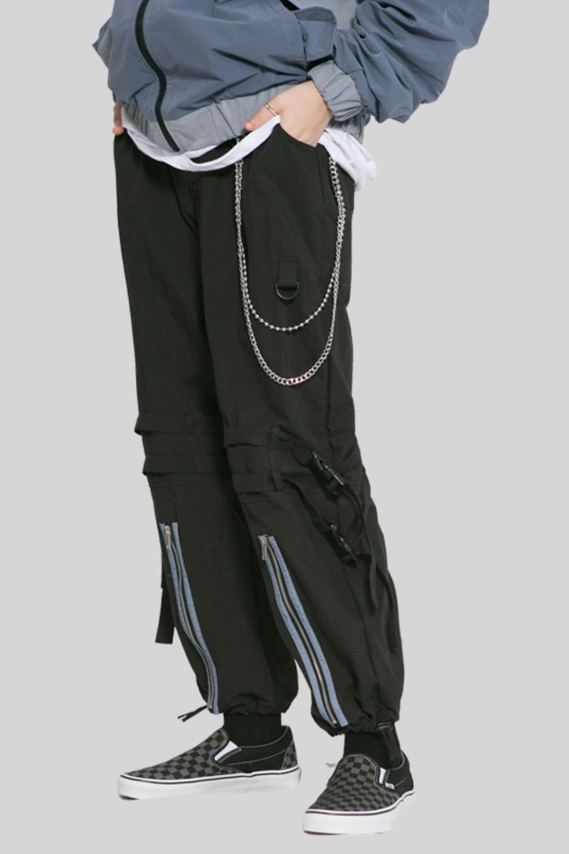 Observer Lab Straps Zipper Nylon Pants