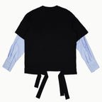 Empty Reference Stitched Shirt Sweater