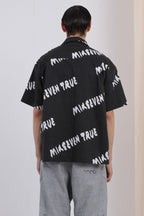 Mix7 Logo Printed Cuban S/S Shirt