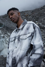 STEEPC Natural Washed Loose Jeans Jacket