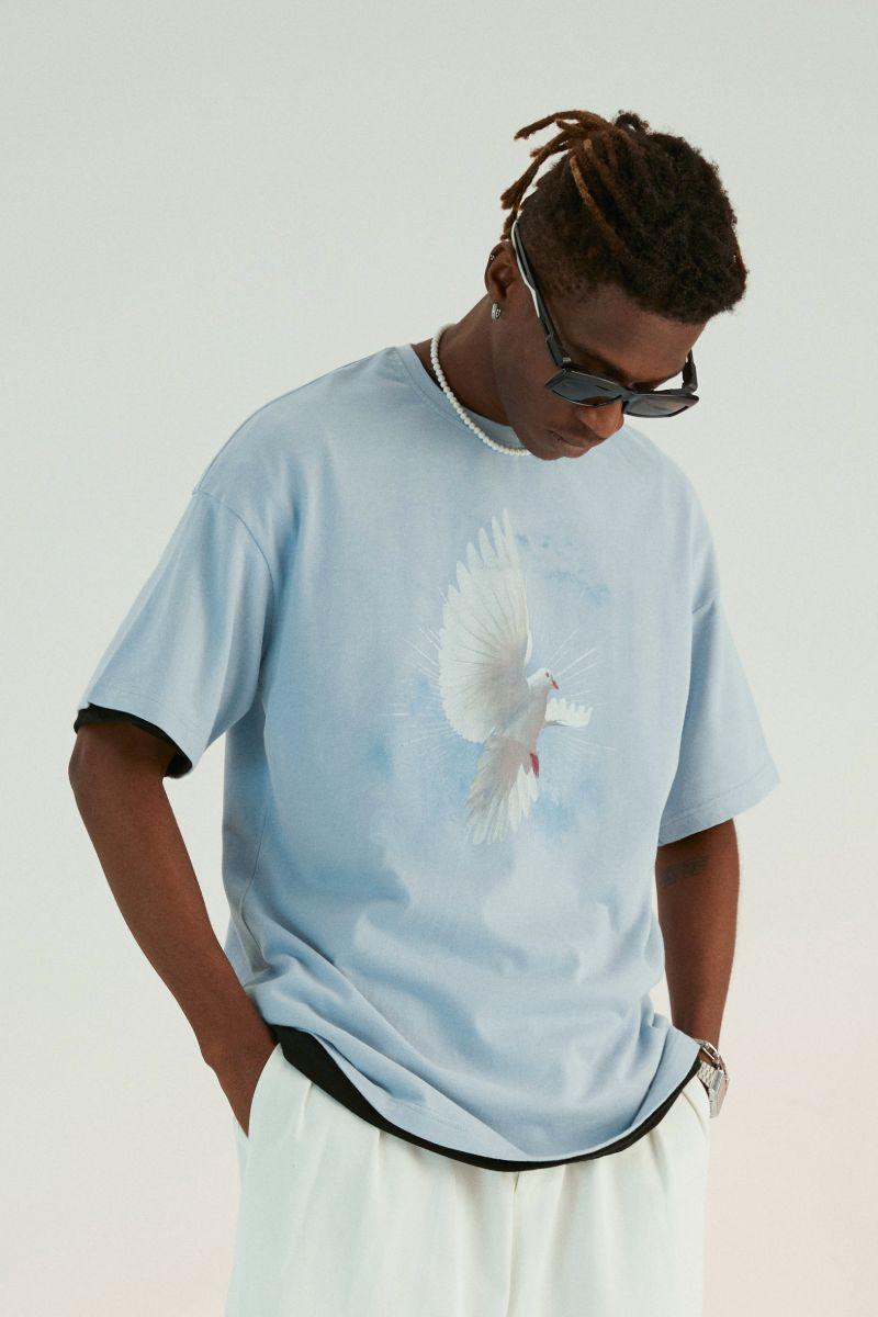Empty Reference Radiate Pigeon Print Tee