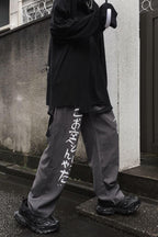 CZ Japanese Painted Straight Trousers