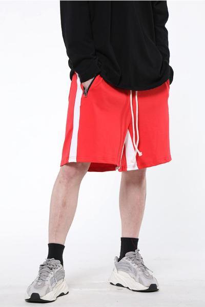 CZ Red & White Track Shorts