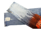 CZ Flame Painted Retro Jeans
