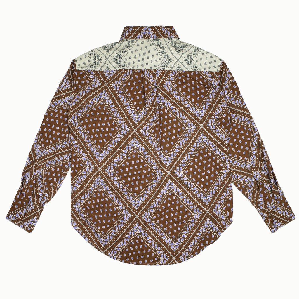 Empty Reference Beige Flowers L/S Shirt