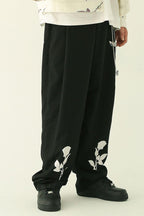 CZ White Roses Loose Trousers