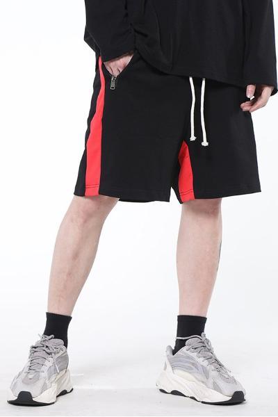 CZ Black & Red Track Shorts