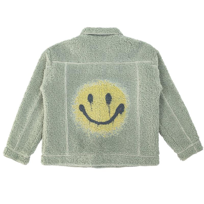 Empty Reference Smiley Sherpa Jacket