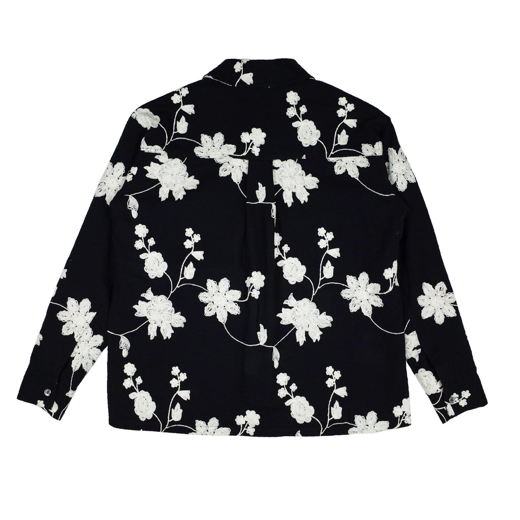 Empty Reference Embroidered Flowers Jacket