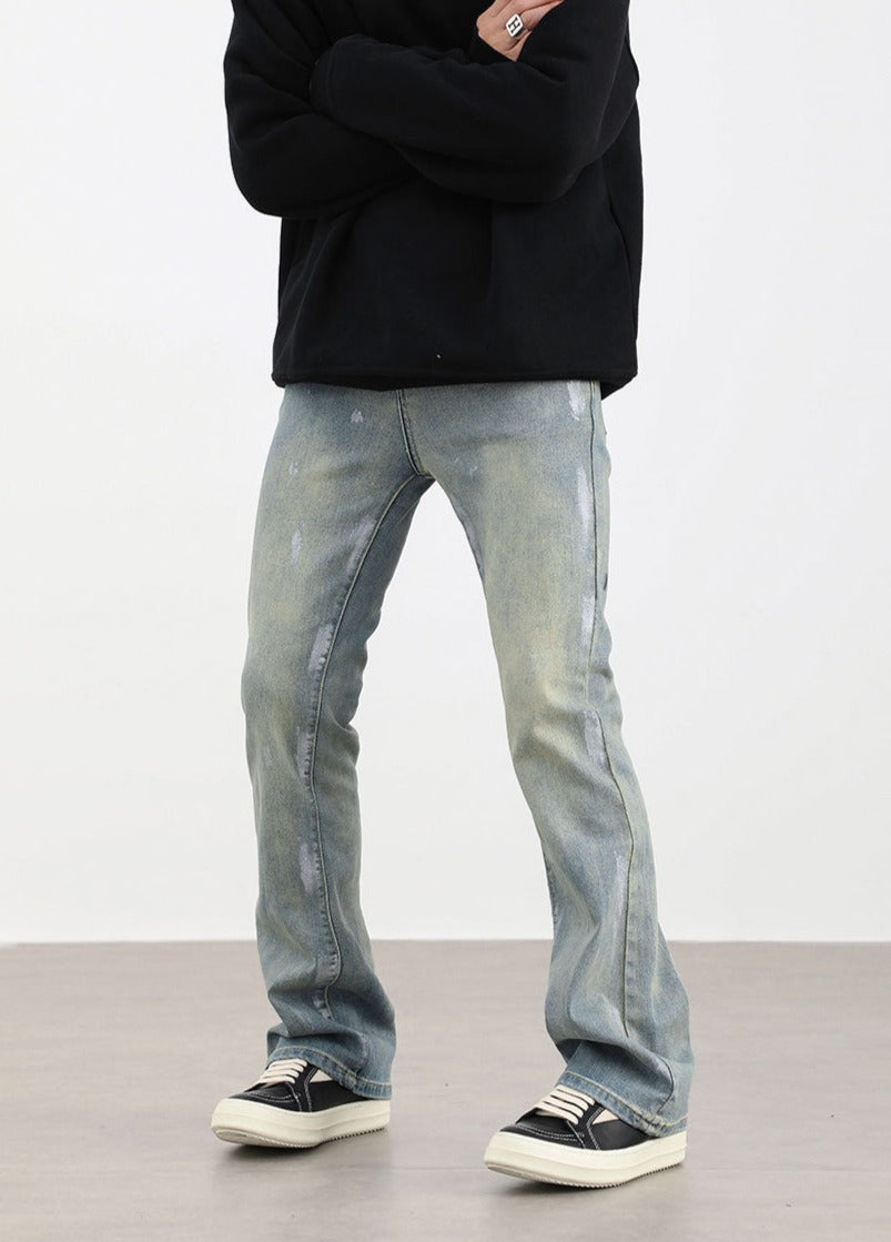 Splash Ink Mud Wash Denim
