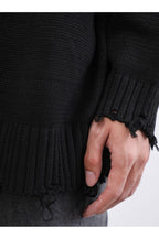 CZ Solid Black Turtleneck