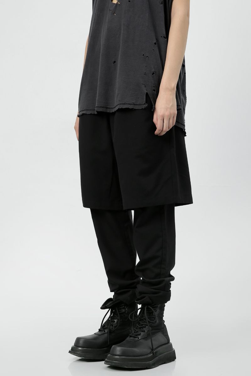 Unknown World Wool Fake Two-Piece Trousers