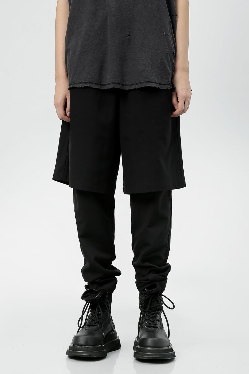 Unknown World Wool Fake Two-Piece Trousers