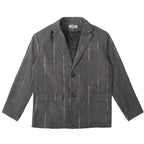 Empty Reference Thorn Print Suit Jacket