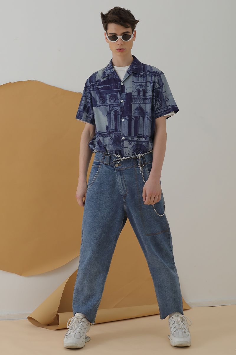 Mix7 Notre Dame Cuban S/S Shirt