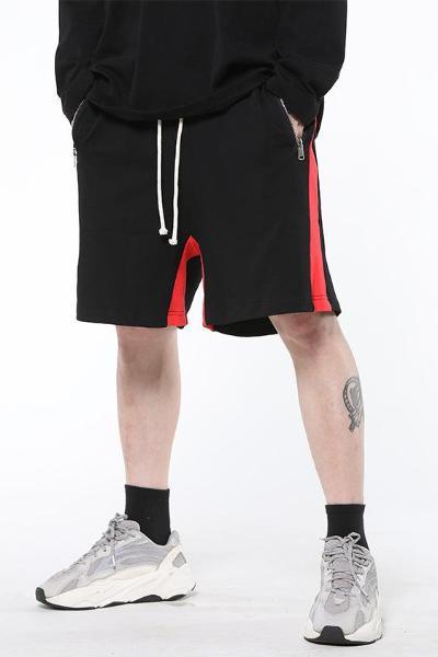 CZ Black & Red Track Shorts