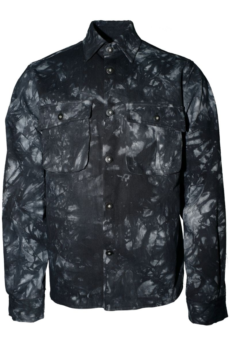 Unknown World Cloud Stained Ink Washed Jacket