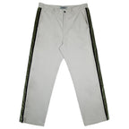 Empty Reference Khaki Velvet Track Trousers