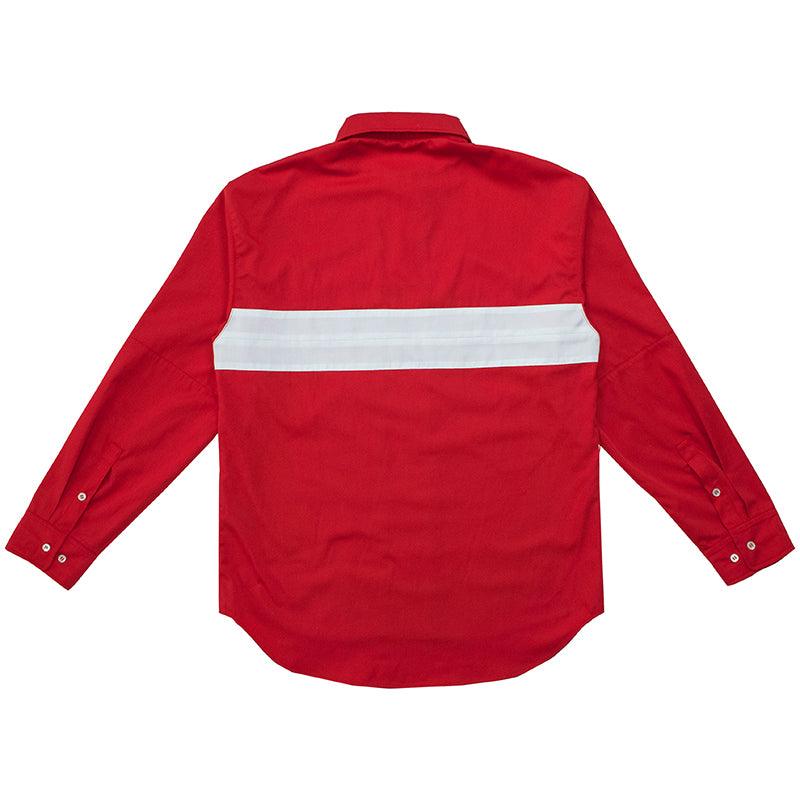 Empty Reference Swiss Half Open Collar L/S Shirt