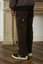 Empty Reference Pleated Straight Trousers
