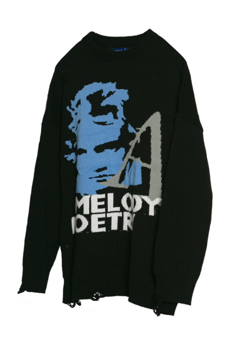 Observer Lab Beethoven Ripped Sweater