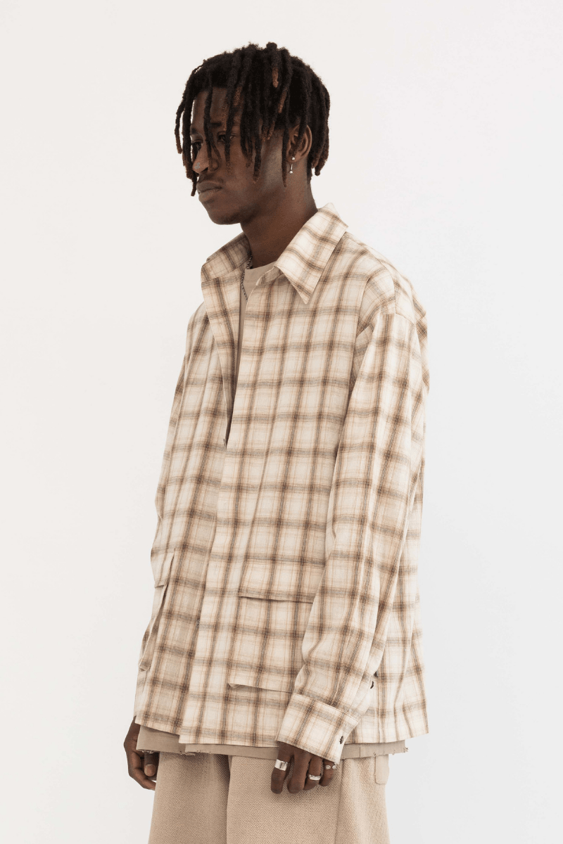 CZ Light Plaid L/S Shirt