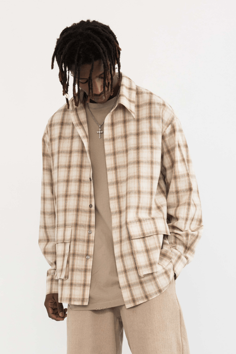 CZ Light Plaid L/S Shirt